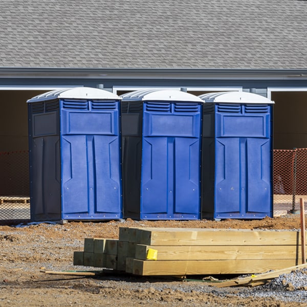 what is the cost difference between standard and deluxe porta potty rentals in Shinnston WV